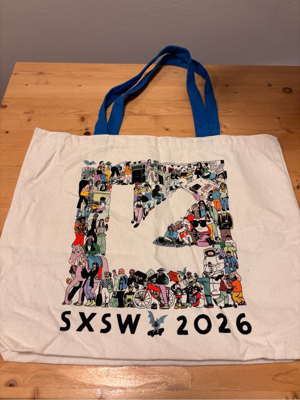 SXSW 2026 Paramount+ Canvas Tote Bag
